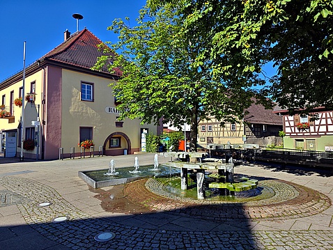 Langensteinbacher Rathausplatz