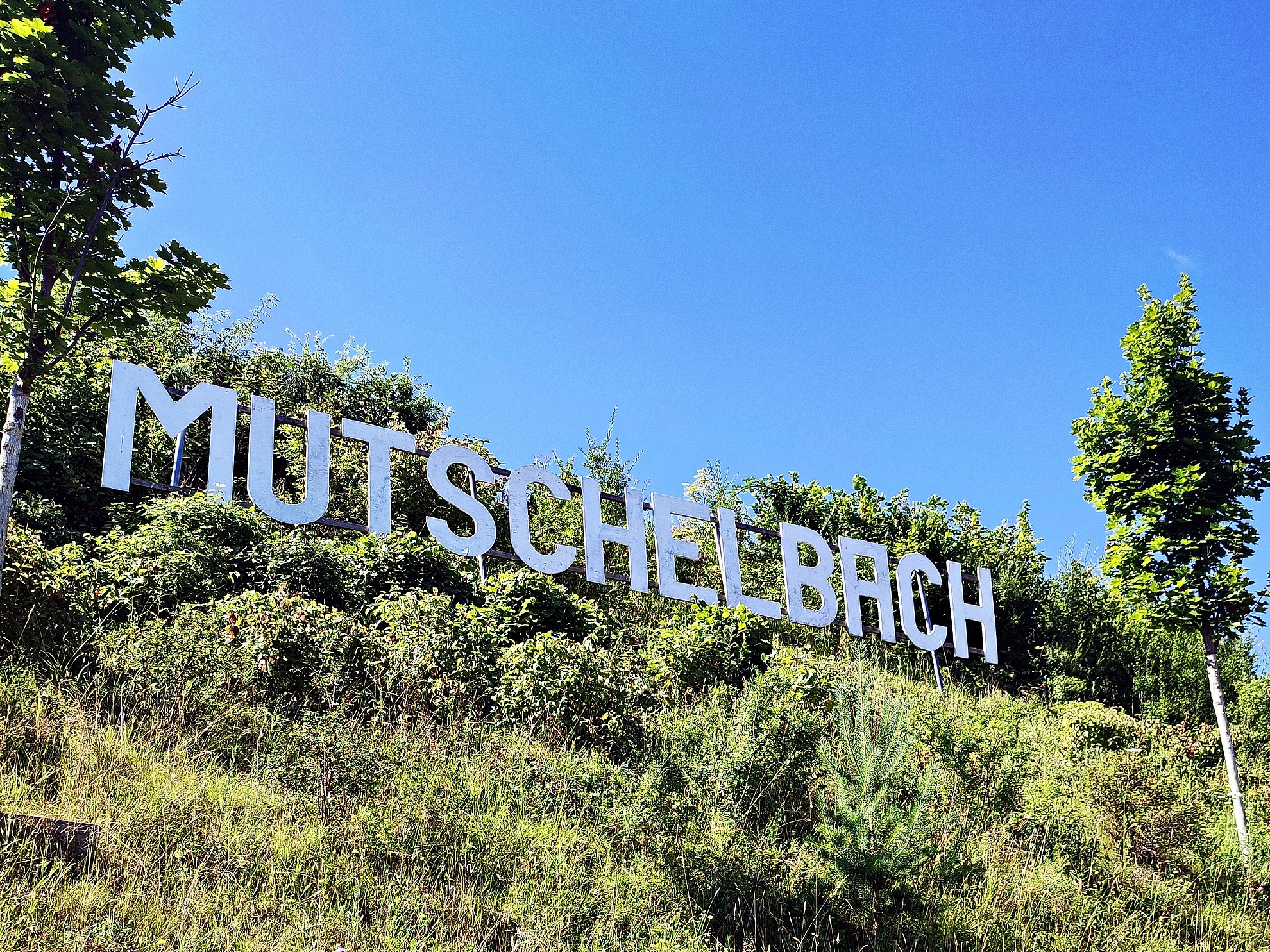 Hollywoodsign in Mutschelbach